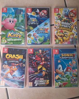 6 giochi nintendo swich