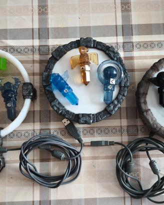 Skylanders piattaforme + personaggi trappole 