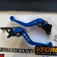 leve freno e frizione alluminio CNC blu regolabile
