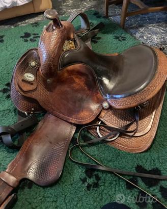 Sella CRATES da Reining per monta Western