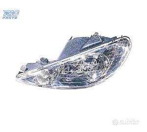 FANALE SINISTRO PEUGEOT 206 98-09 H7 H7