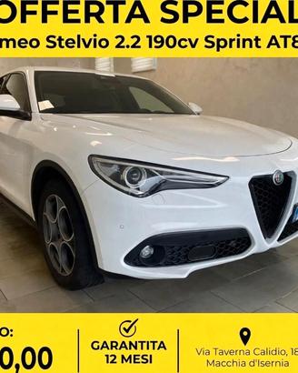 Alfa Romeo Stelvio 2.2 Turbodiesel 190 CV AT8 Q4 S