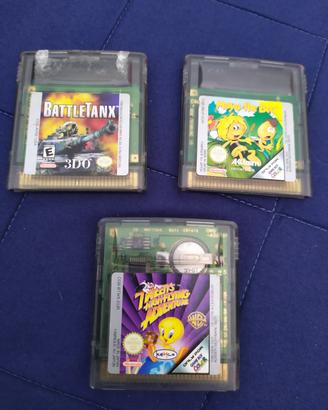 3 giochi game boy color