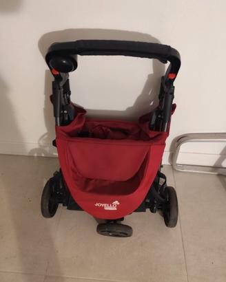 Passeggino Joyello a 3 ruote rosso e nero – Ottime