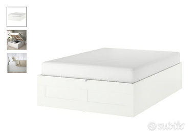 Letto contenitore IKEA Brimnes 160x200+materasso