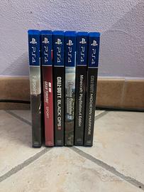 Lotto 6 giochi PS4-Minecraft, Farming 22, CoD, GT