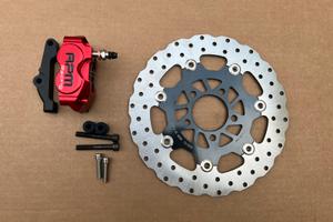 Impiamto freno anteriore maggiorato gilera Runner