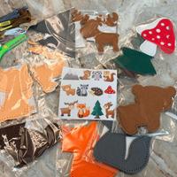 Kit creativo in feltro - Animali del Bosco | Nuovo