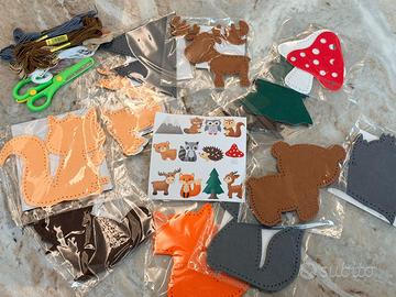 Kit creativo in feltro - Animali del Bosco | Nuovo