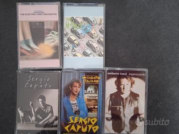 Audiocassette originali TOZZI,CONTE,ELO,COPELAND