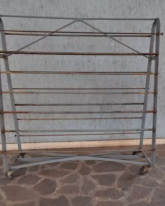 Espositore Portarotoli Industriale su Ruote – 14 P