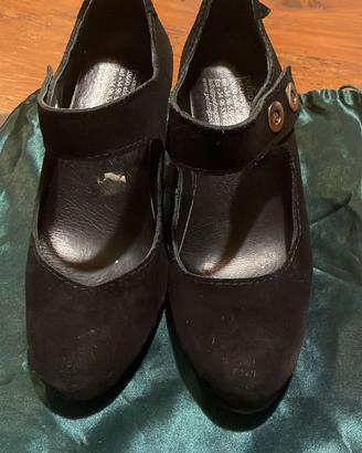 Scarpe con tacco stile tango