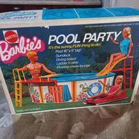 pool party barbies