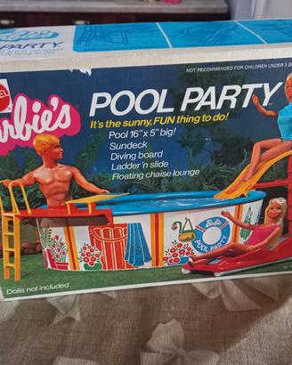 pool party barbies