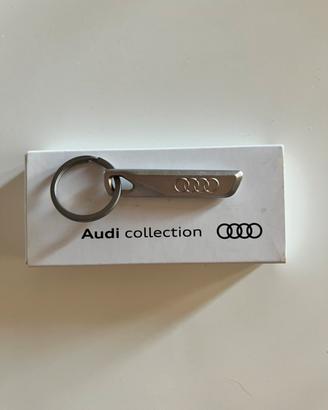 Portachiavi Audi argento quattro anelli