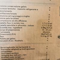 Macchina professionale per gelato