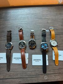Lotto 5 orologi Anonimo Nuovi– Full set