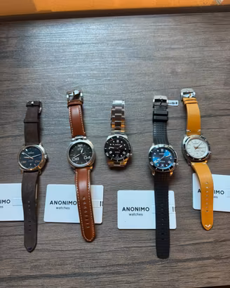 Lotto 5 orologi Anonimo Nuovi– Full set