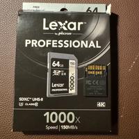 Lexar 64GB 1000x SDXC UHS-II