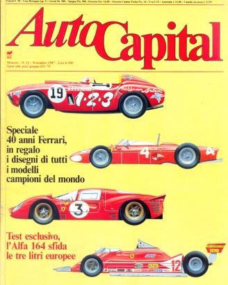 rivista AUTOCAPITAL NUMERO 11 DEL 1987