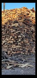 legna da ardere di solo quercia secca e asciutta 