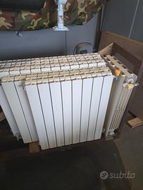 5 termosifoni alluminio 5 alette varie misure.