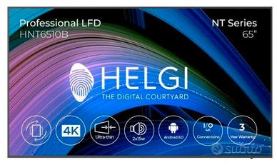 HELGI HNT6510B Monitor Professionale LFD Serie NT