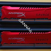 MEMORIE RAM KINGSTON HYPERX 2 x 4 GB DDR3 2400 MHz