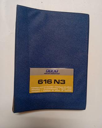 FIAT 616 N3 Autocarro Catalogo Ricambi 1976