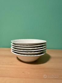 Set di 6 ciotoline porcellana bianca Winterling