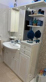 Mobile bagno 120  cm top in marmo di Carrara