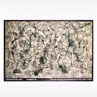Jackson Pollock No 28 raro lithograph poster
