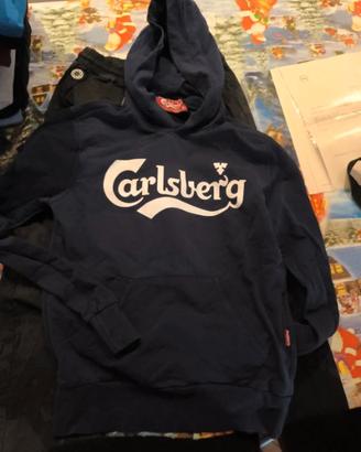 felpa con cappuccio Carlsberg