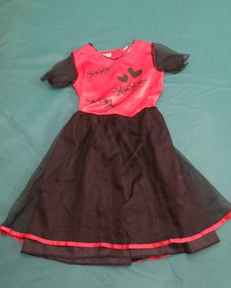 Costume travestimento bambina rossa