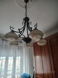 Lampadario  a sospensione 5 luci