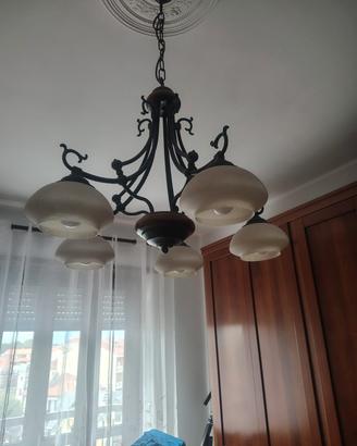 Lampadario  a sospensione 5 luci