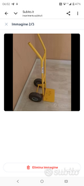 Carrello per trasloco o trasporto elettrodi
