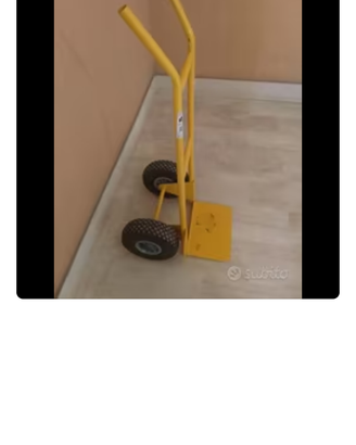 Carrello per trasloco o trasporto elettrodi