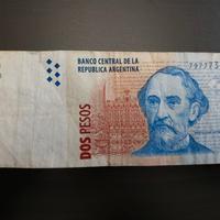 Banconota da 2 pesos argentina 
