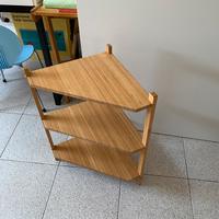 Tavolo basso/sotto lavandino bagno in bamboo Ikea