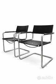 Coppia sedie MG5 di Mart Stam per Matteo Grassi