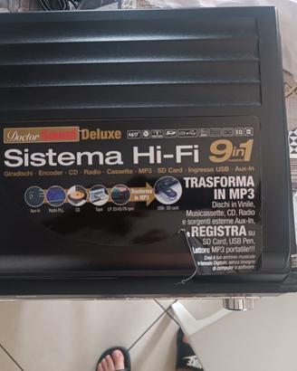 Doctir sound  sistema hi-fi 9 in1