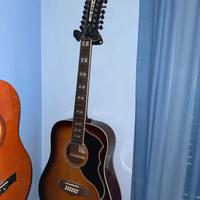 Chitarra 12 Corde Eko Amplificata