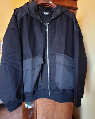 Completo jeans colore nero marca Bunker size xl