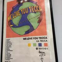 Poster Stampa su Tela Lil Tecca Album Rap