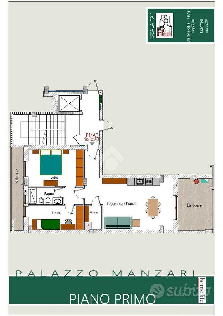 Apartment in Casamassima, Bari - Vista 4