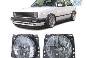 FARI VOLKSWAGEN VW GOLF MK2 83-91 SCURI FONDO CROM