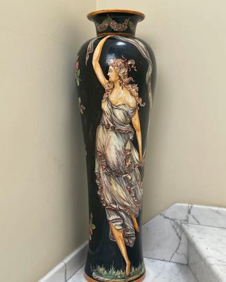 Grande vaso in ceramica artistica italiana.