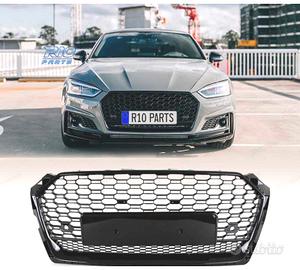 GRIGLIA PER AUDI A5 16-19 LOOK RS5 QUATTRO NERO LU