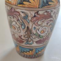 Antico vaso maiolica decori Pesaro 